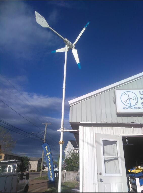 home wind turbine installation