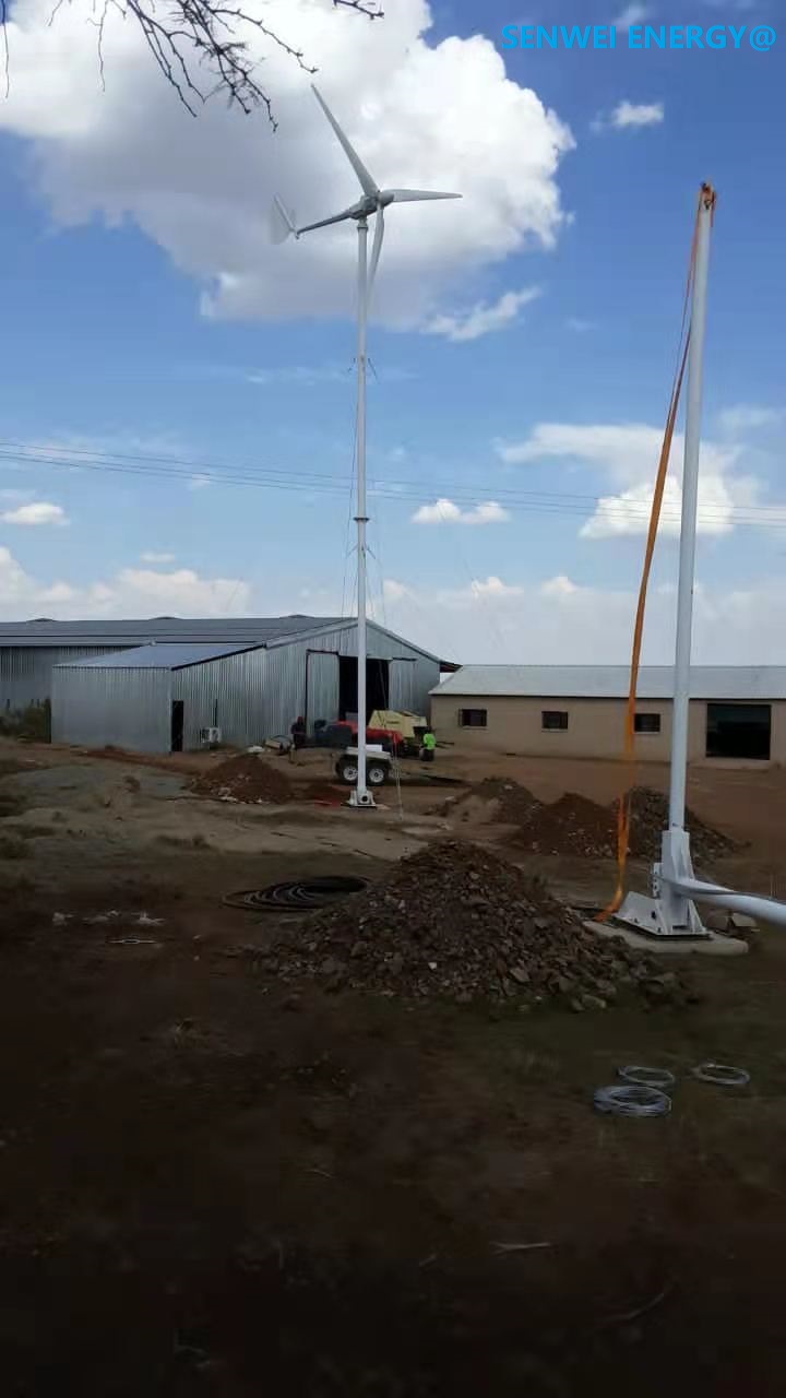 Project Gallery of Wind turbine 5KW system-South Africa， small wind turbine- senwei-China best wind turbine,wind turbine for home,wind turbine  manufacturers